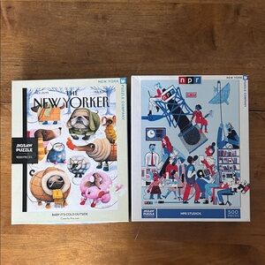 New York Puzzle Company, two puzzles